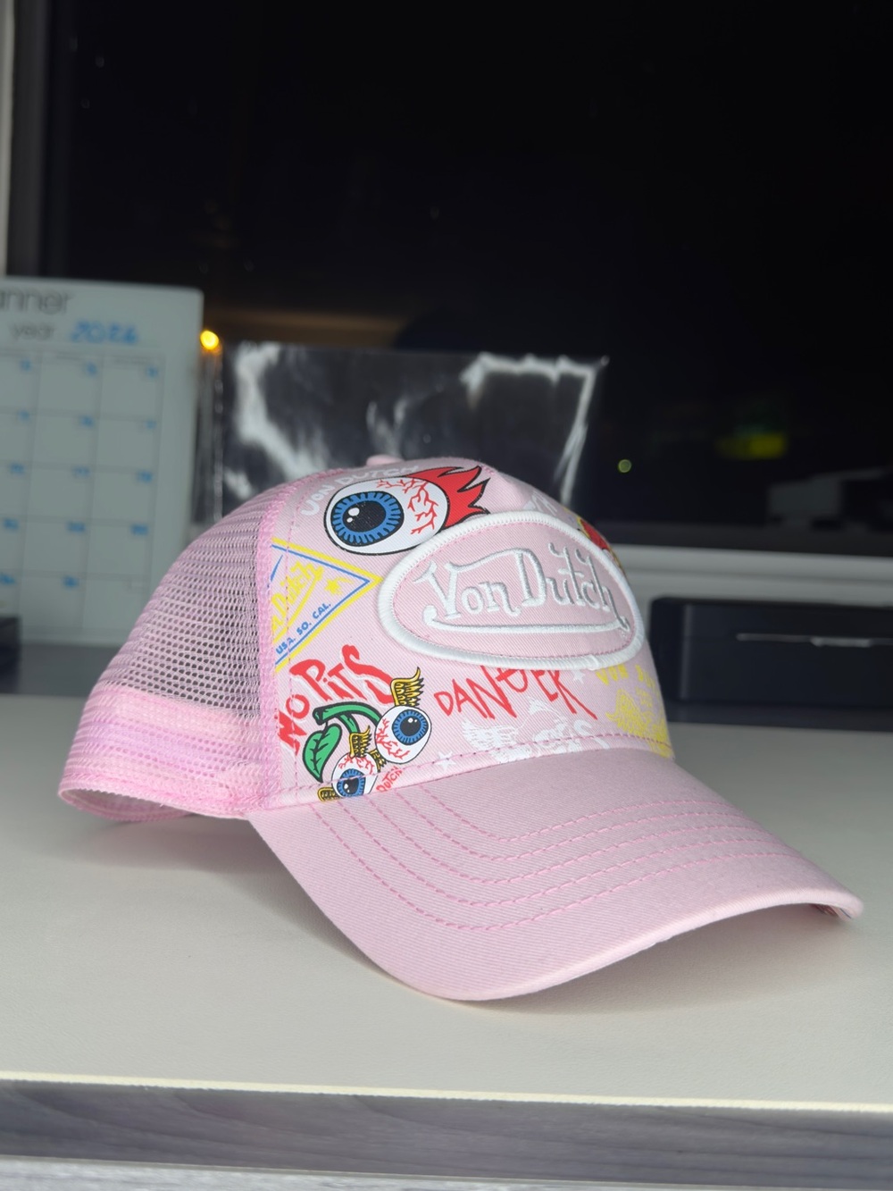 Von Dutch Pink trucker SnapBack